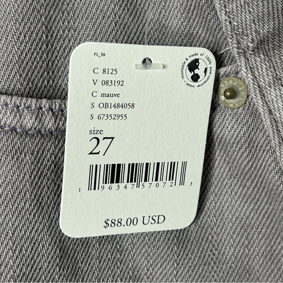 Free People Gray Jean Shorts - Picture 10 of 15